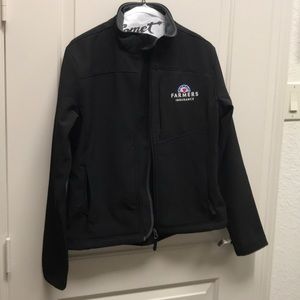 Fleece lined black Farmers jacket